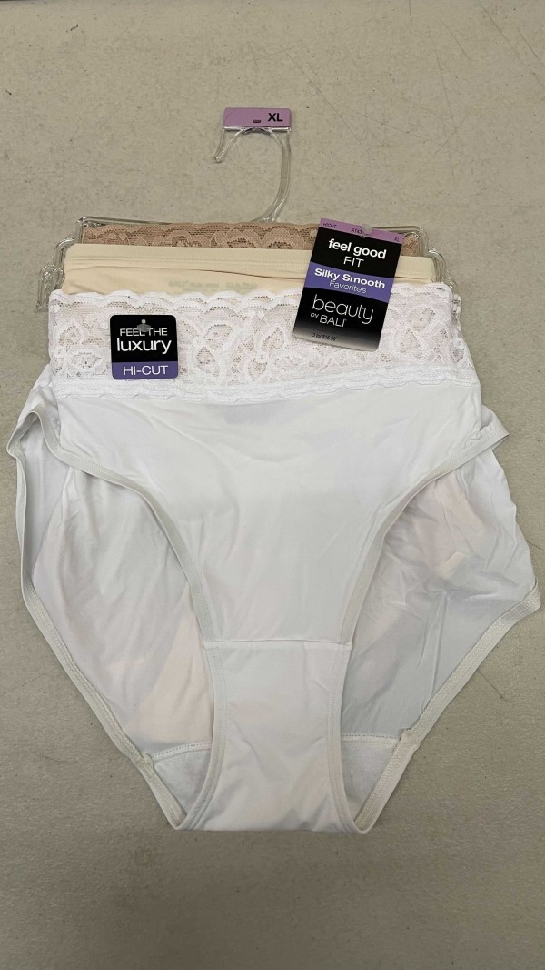 Bali Women S BEAUTY by BALI HICUT BRIEF Assorted Size X-Large