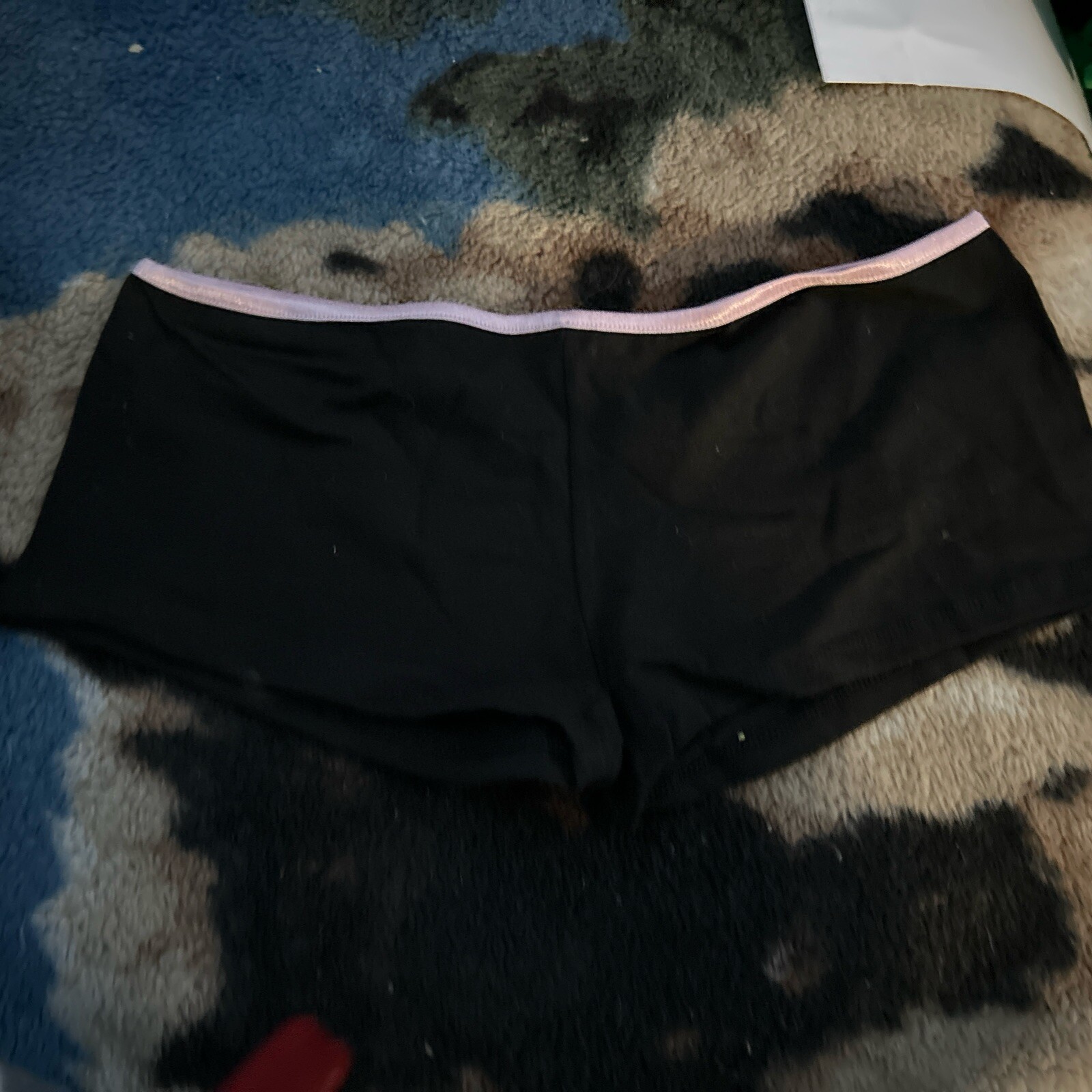 7 Pairs Of Black Cheeky Women Underwear Sz L Unbranded NWOT