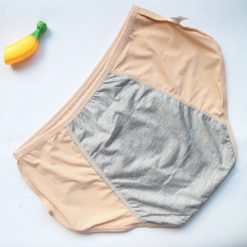 Plus Size Leakproof Menstrual Panties Physiological Pants Women Period Underwear