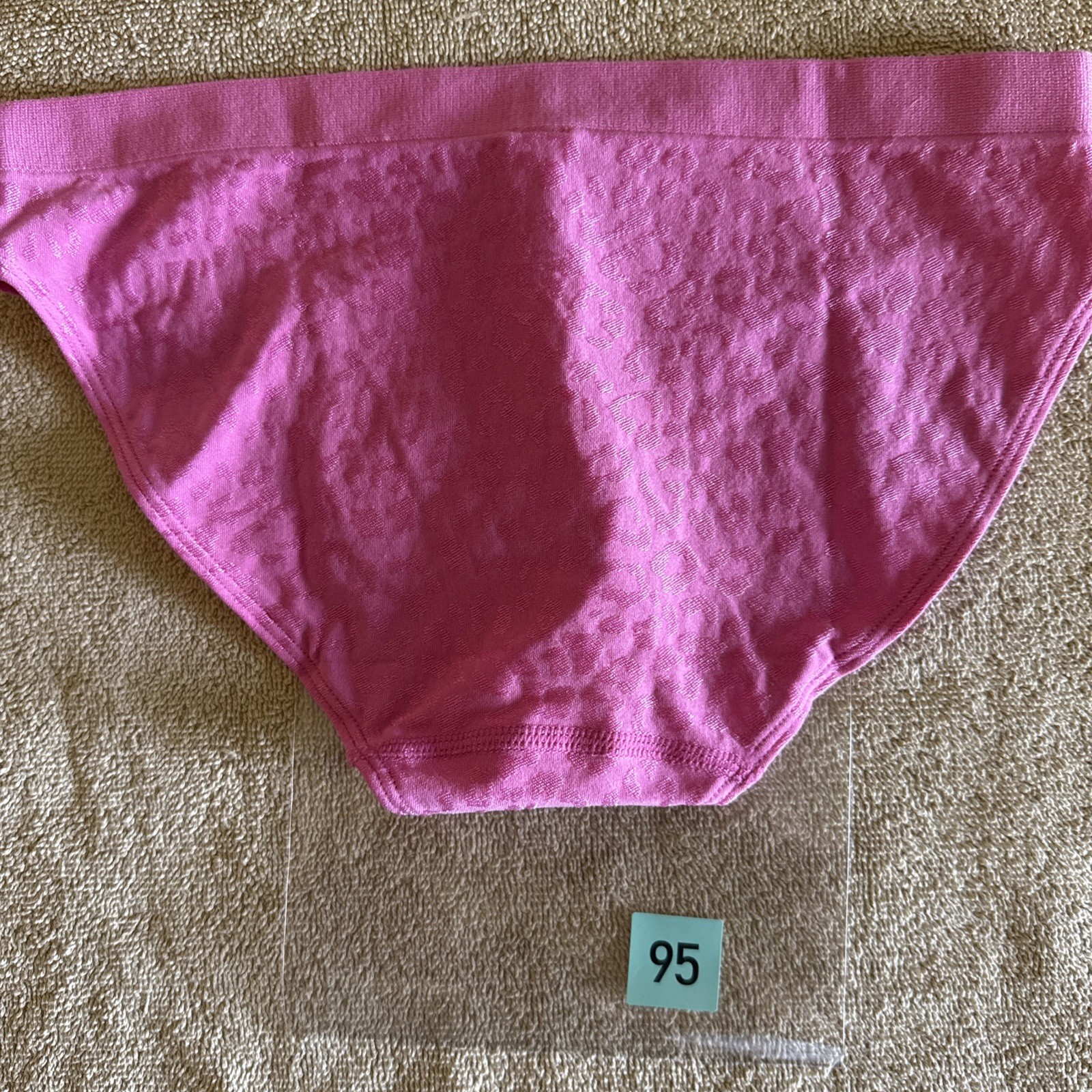 Victoria’s Secret Small, Hot Pink Wildcat Pattern Stretch, Smooth Bikini Panties