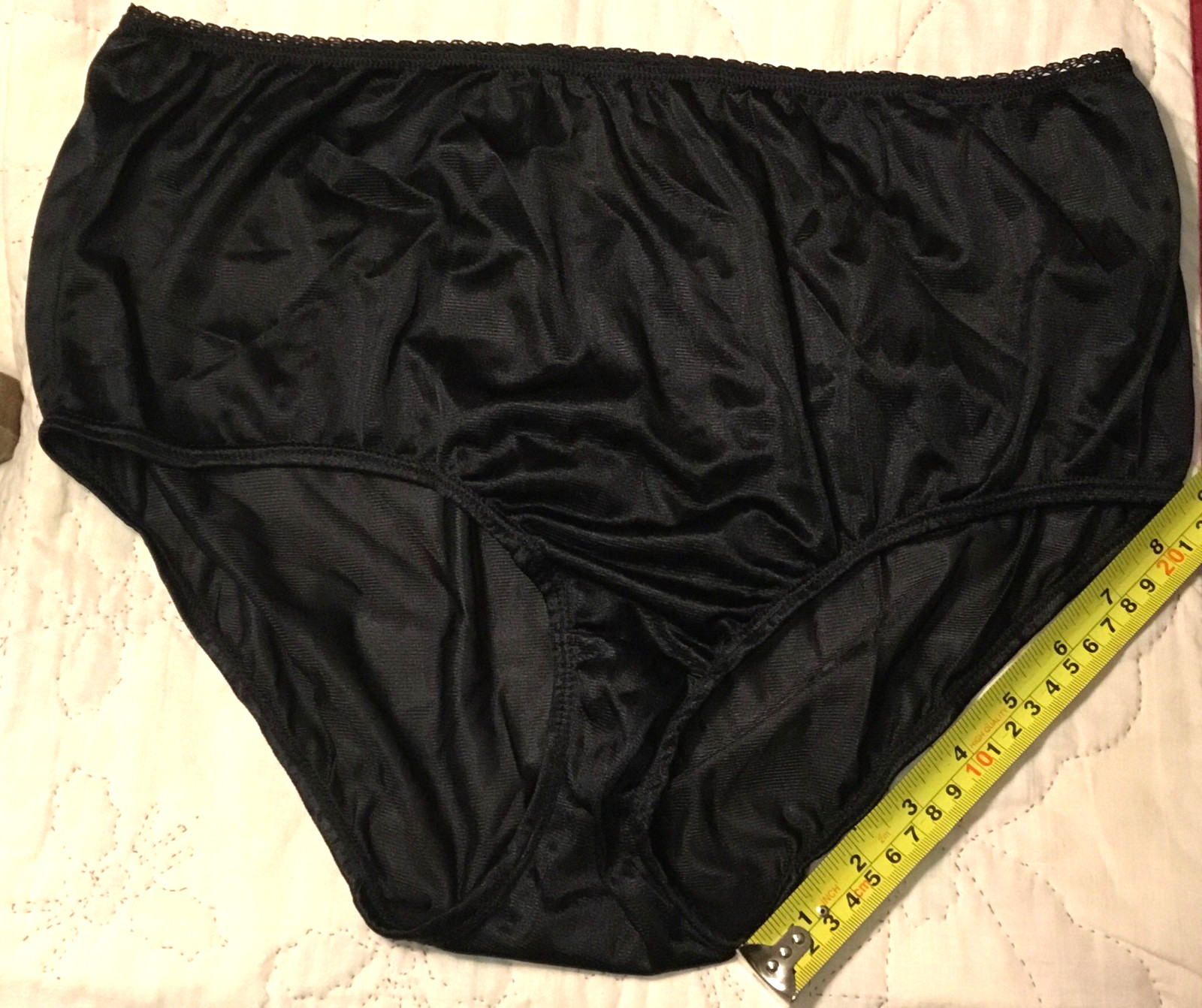 4 Pair Ladies 100% Polyester Black Colored Briefs Style# SB4000 RN# 86752