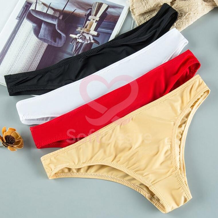 4 Pack Lot Womens Sexy Panties Brief Low Waist Ladies Underwear Bikini Lingeries