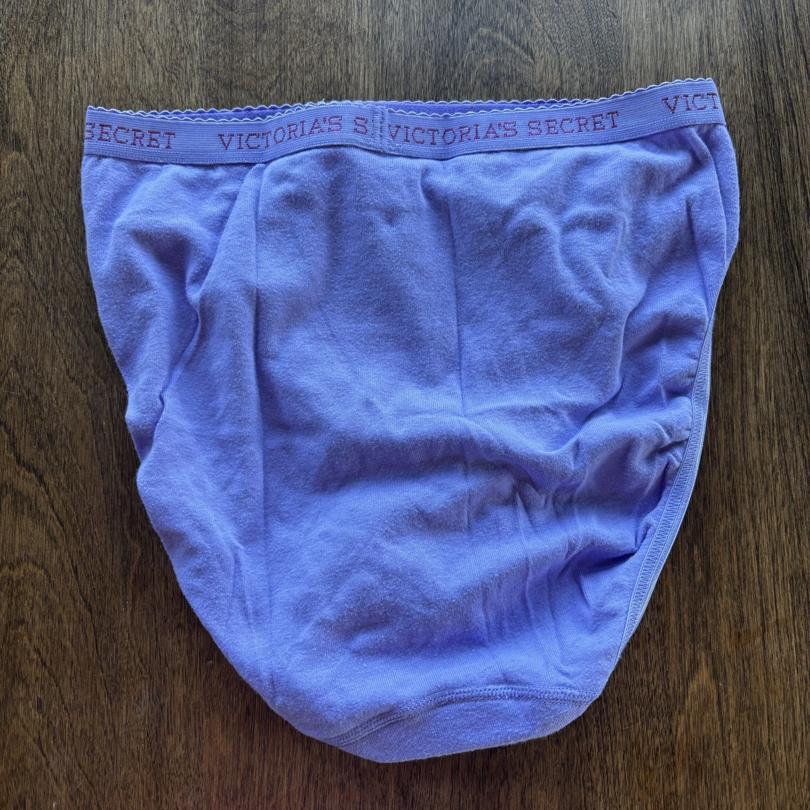 Vintage Victoria’s Secret 100% Cotton Brief Panty Purple Large 12/03 – NWOT