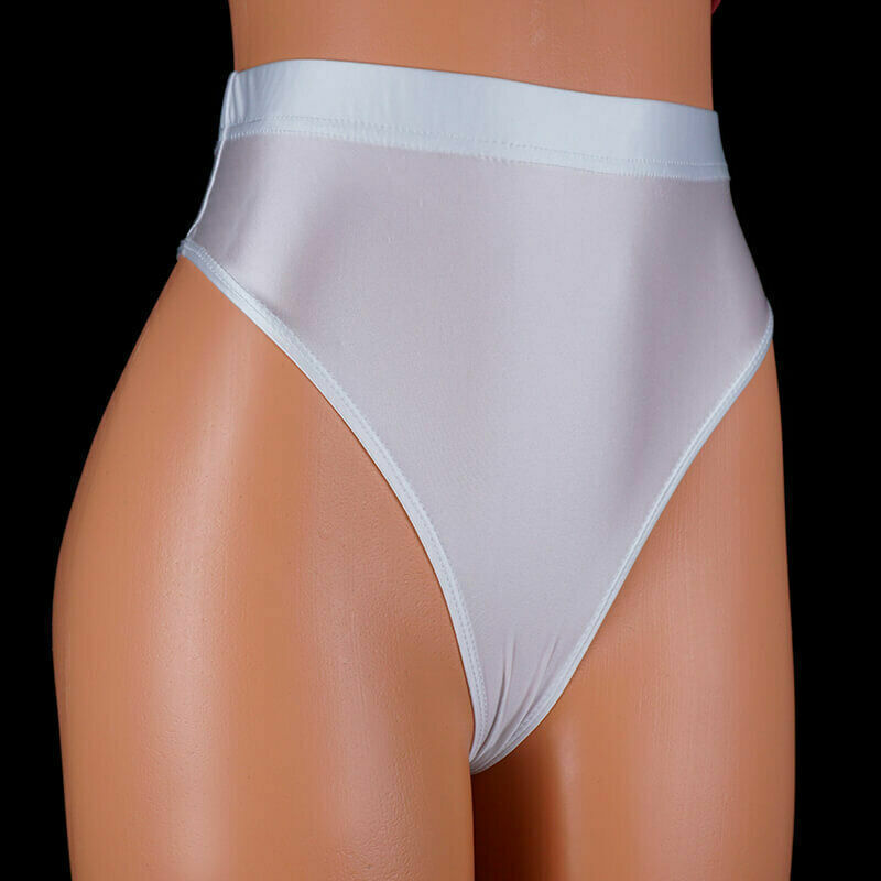 Women Men Smooth Shiny Glossy Panties Stretch Thong G-string Knickers Underwear