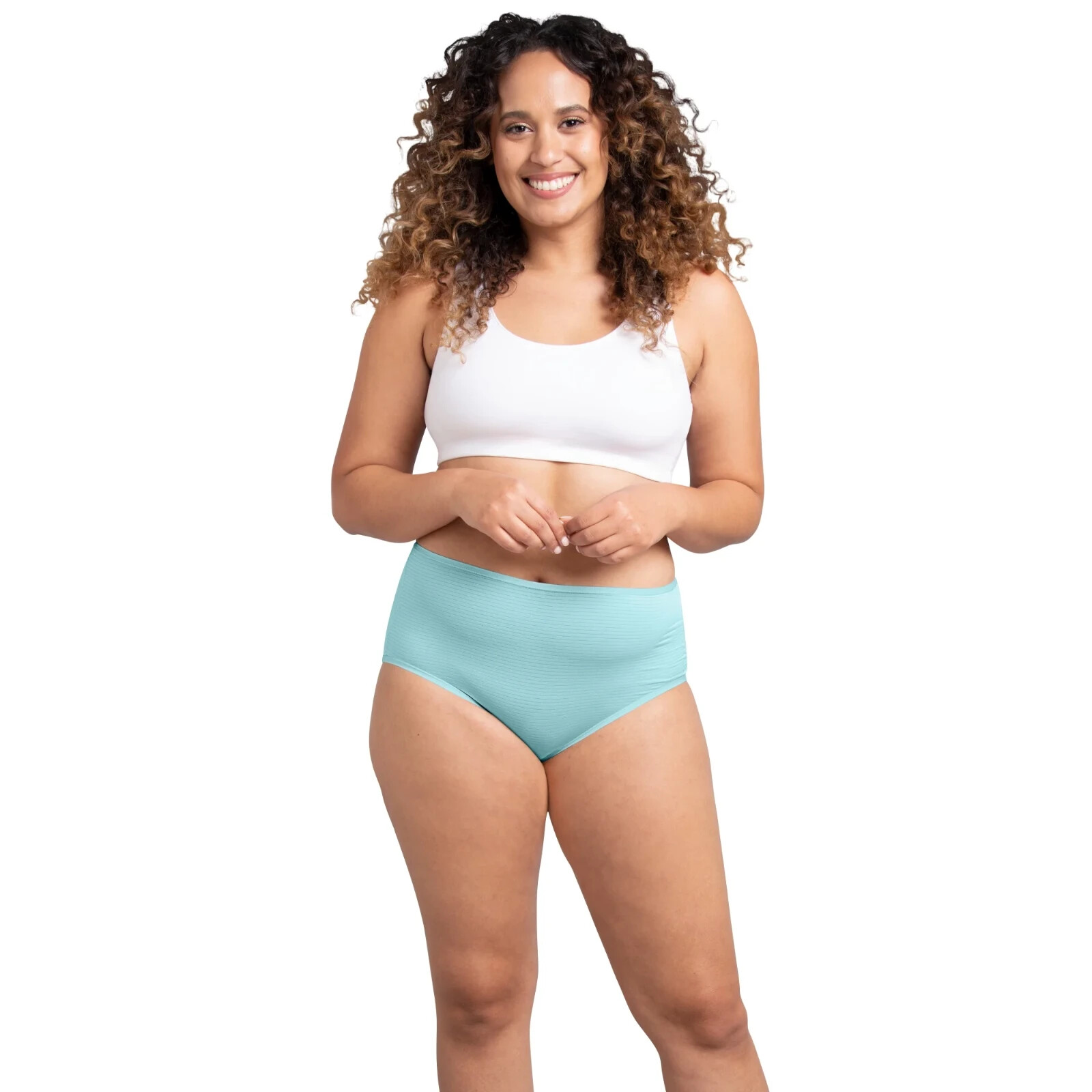 FRUIT OF THE LOOM WOMEN’S COOLING STRIPES BRIEFS 6 PACK