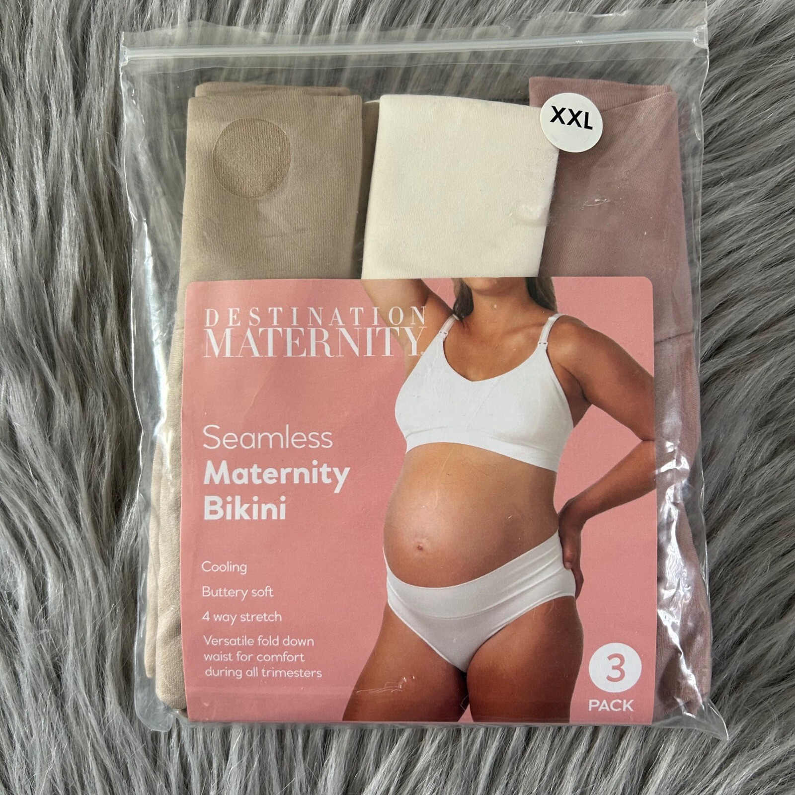 Destination Maternity Seamless Bikini Women’s Size XXL Cooling Buttery Soft