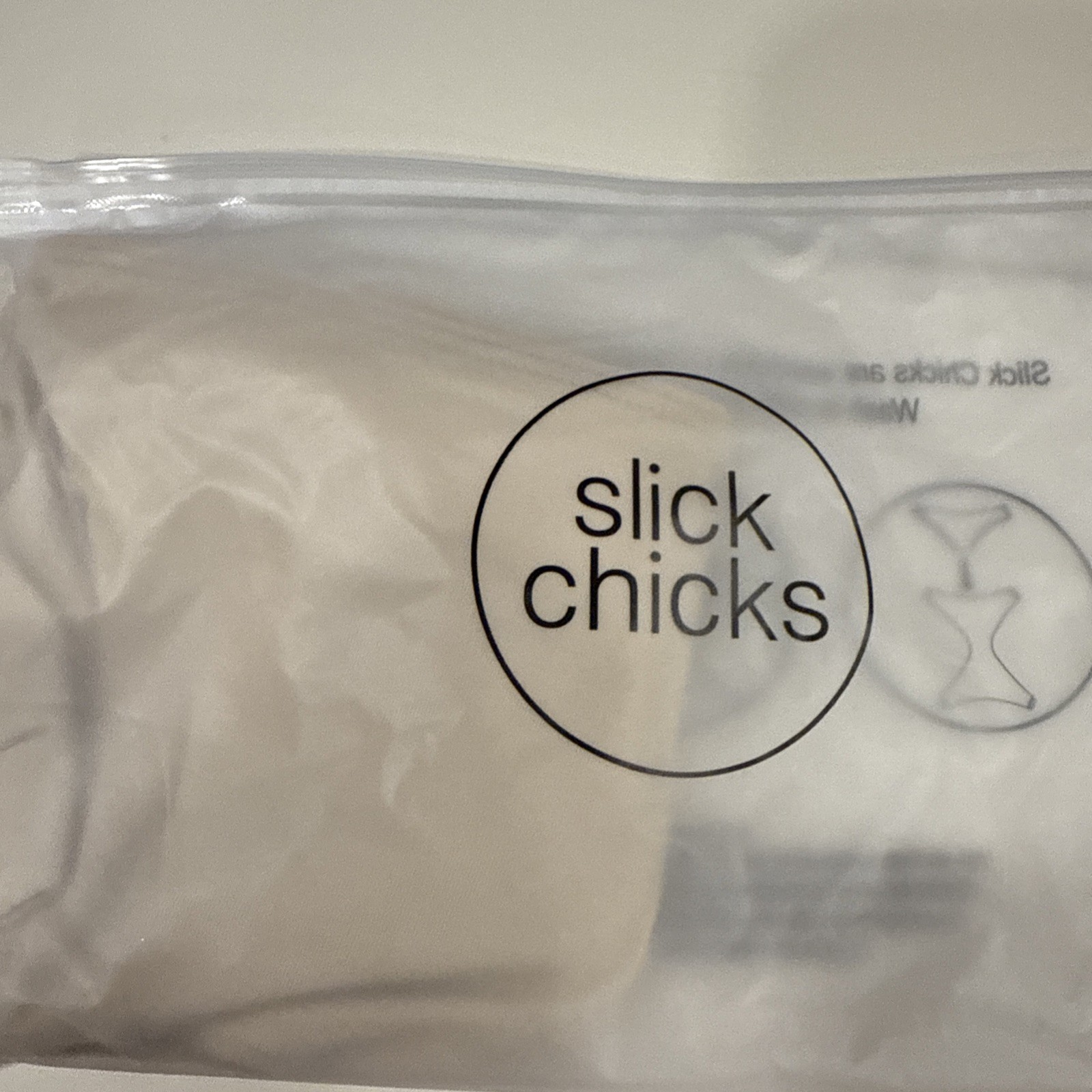 Slick Chicks Women’s Underwear Size XL Beige 2 Pack Side Hook Closure Both Sides