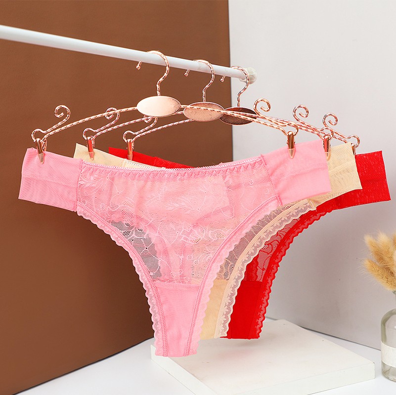6 Pack Lot Sexy Womens See Through Sheer Panties Thongs Underwear Sissy Lingerie