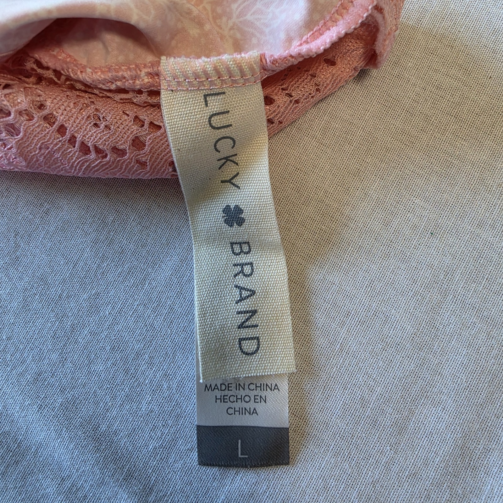 LUCKY BRAND Lot of 2 Invisible Lines Hipster Panties Multicolor Size L NWT