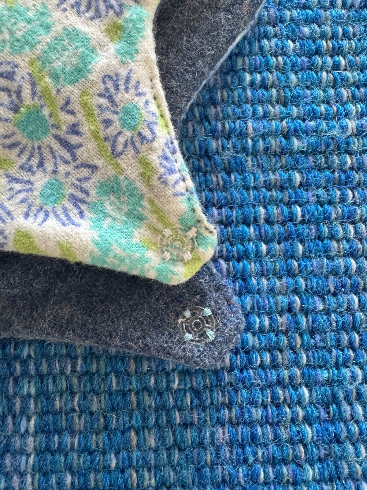 Handmade Flannel and Wool Panty Liners Set of 4