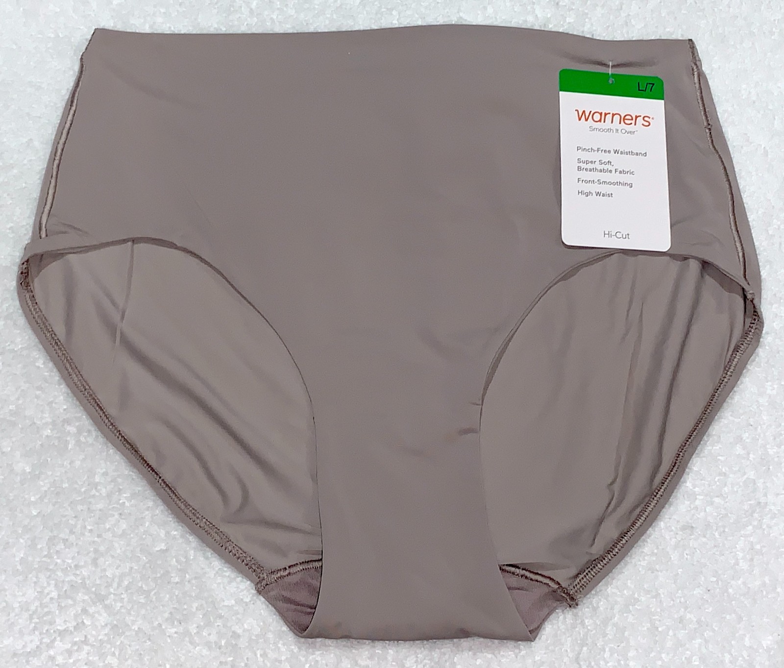 WARNERS Smooth It Over Modern Hi Cut Mink Panty Womens S 5 M 6 L 7 XL 8 2XL 9