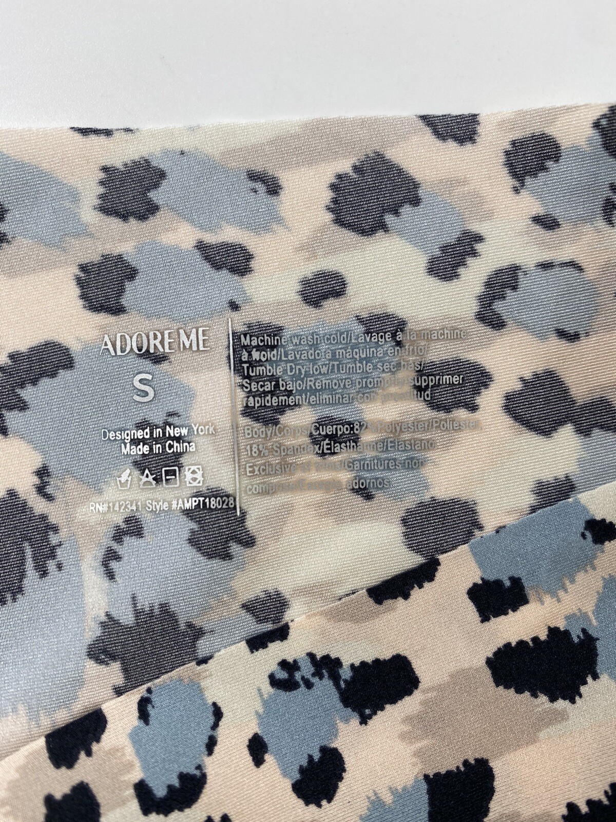 Adore Me Womens Small Panties Leto Hipster Raw Cut 2 Pack Animal Prints NWT