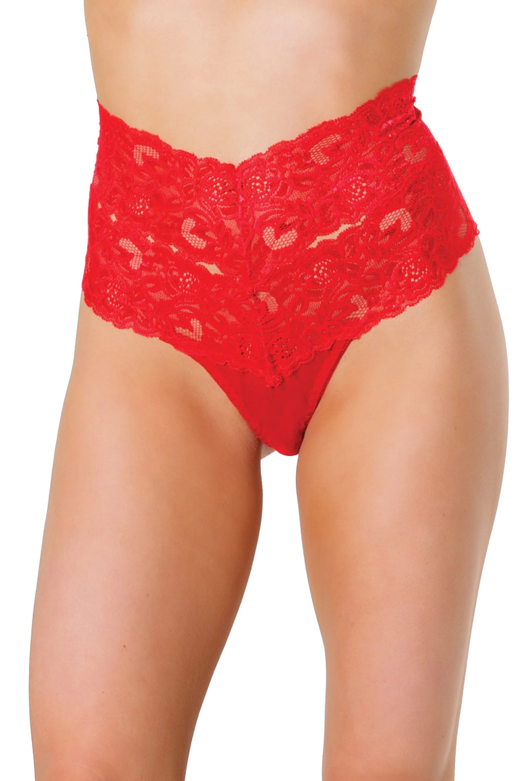Coquette – 22333 – Highwaist Thong – RED