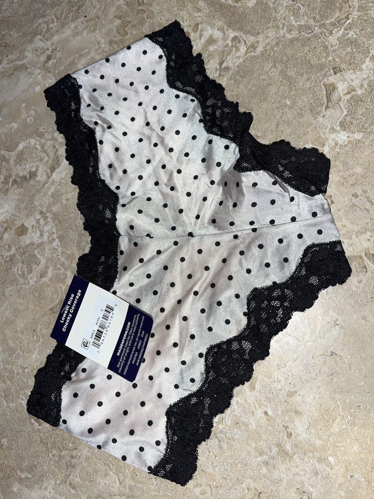 Nwt MAIDENFORM 40823 Luxurious Scalloped Lace Cheeky Hipster Panty Sm 5