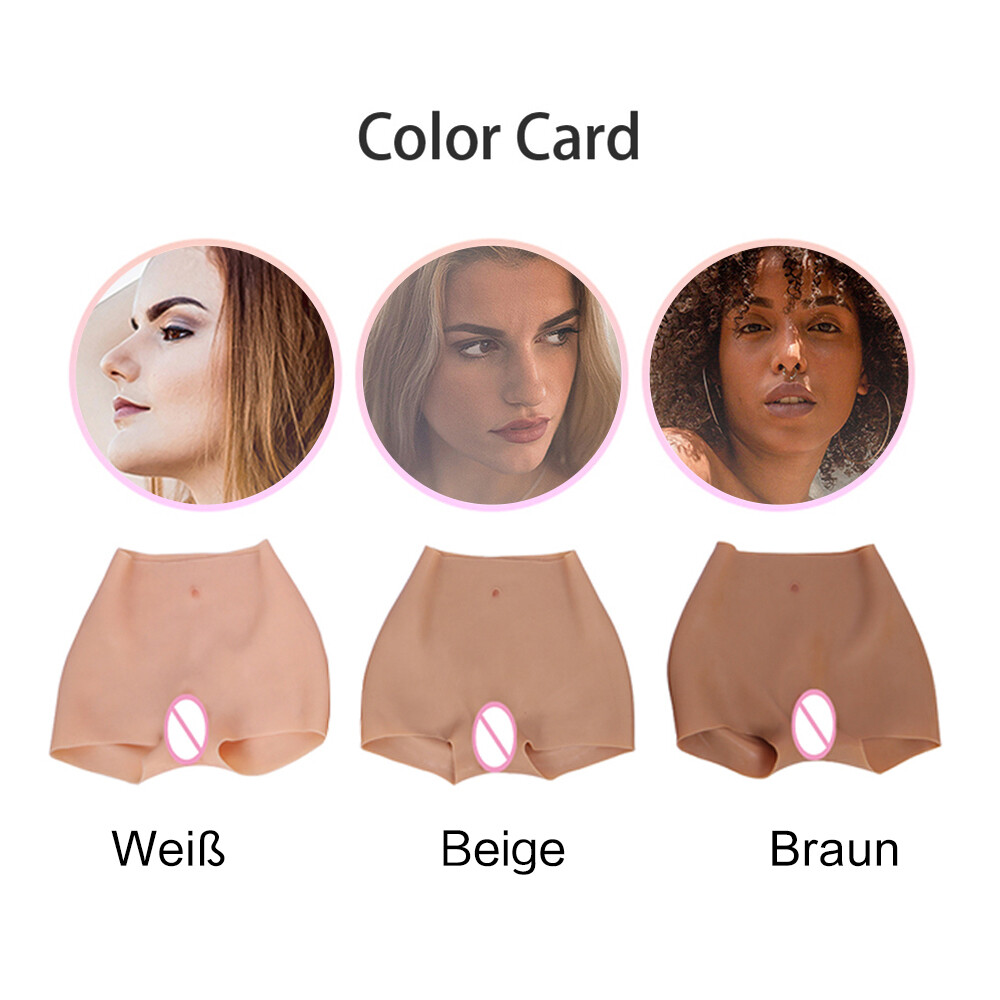 Anzi Silicone Crossdresser Fake Vagina Panties Hip Shaping Pants Transgenders