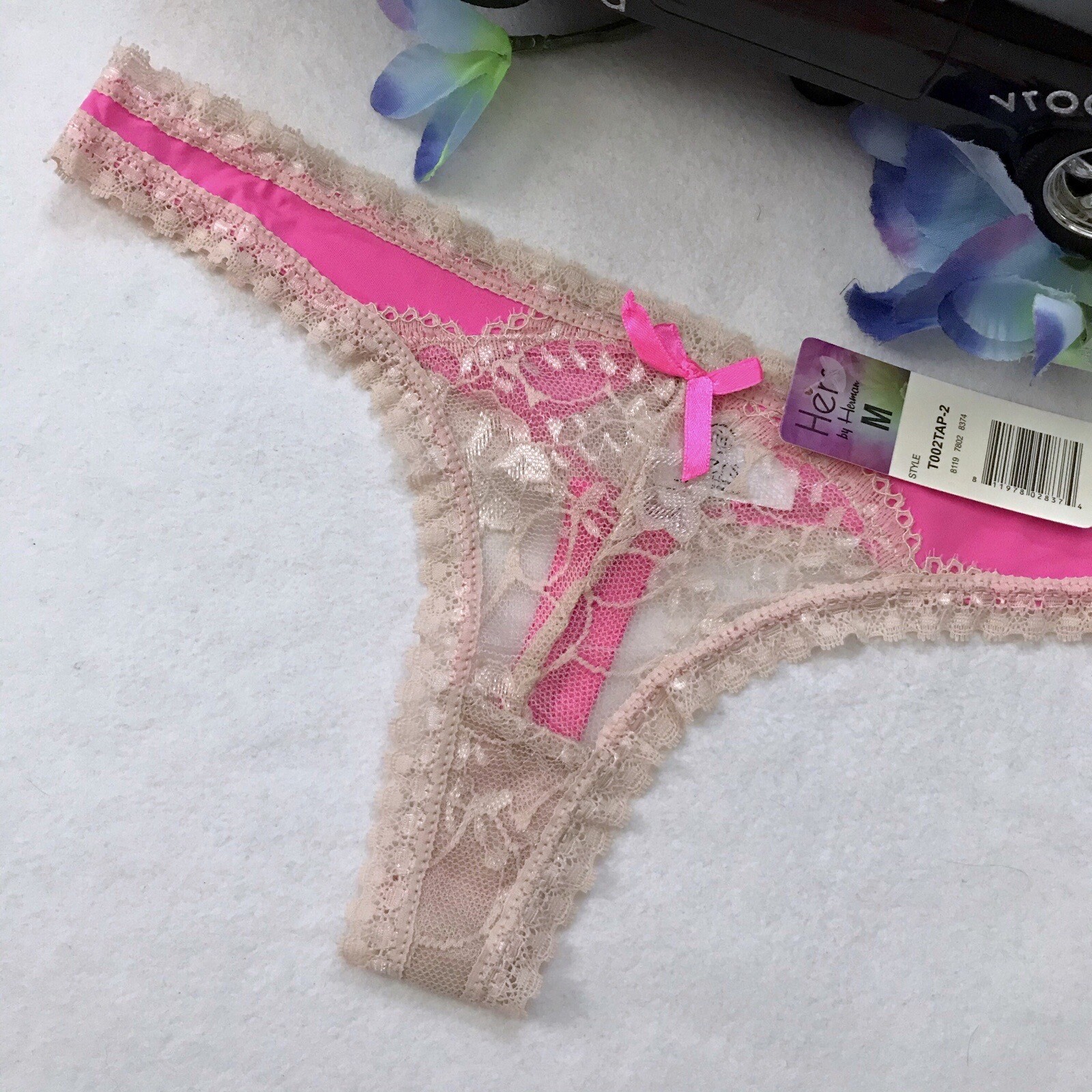 Hers by Herman NWT Lace Thongs Women XL *Pls See Description*