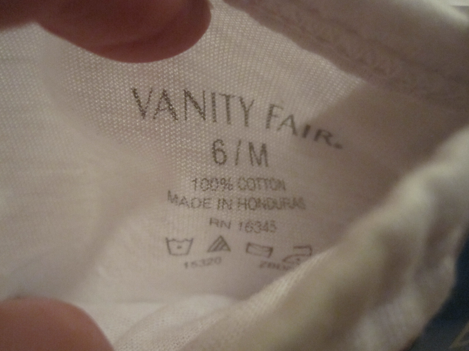 Vanity Fair ladies panties brief classic cotton 6 M style 15320 3 pair
