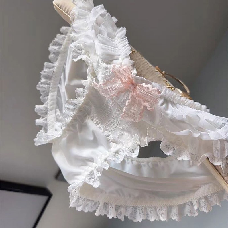Japanese Cute Girls Bow Underwear Panties Briefs School Lolita Sweet Underpants