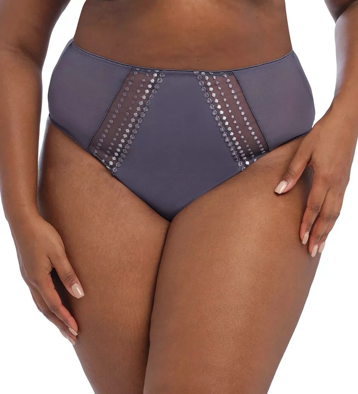 Elomi Matilda Brief Storm Grey Size 2XL XXL 18 20 Full Knickers Underwear 8906
