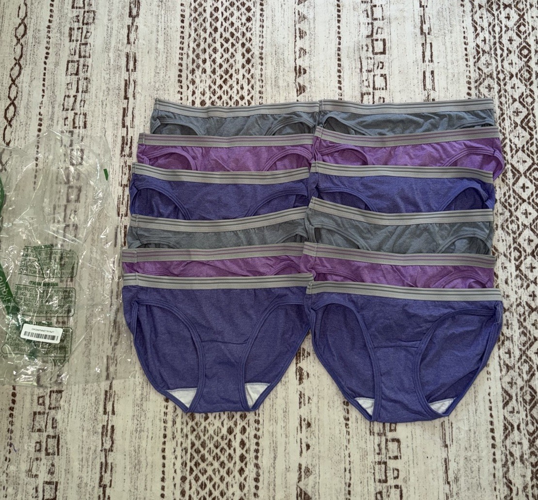Fruit of the Loom Women’s Cotton Underwear 12 Pack Size 5 Brand New