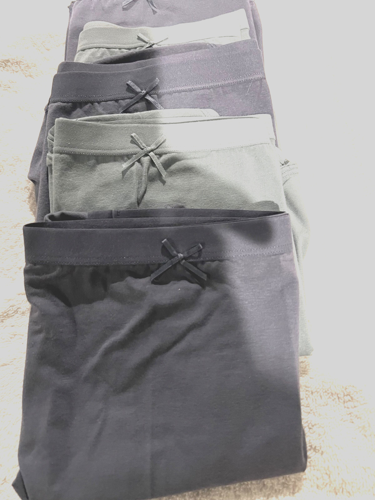 5 Pairs Lane Bryant Cacique Cotton Full Briefs 14/16 Blue & Green #11