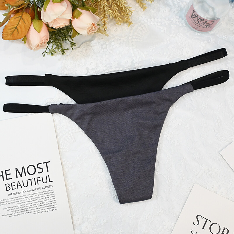5 Packs Lot Sexy Womens G string Thongs Panties High Leg Briefs Lingeries