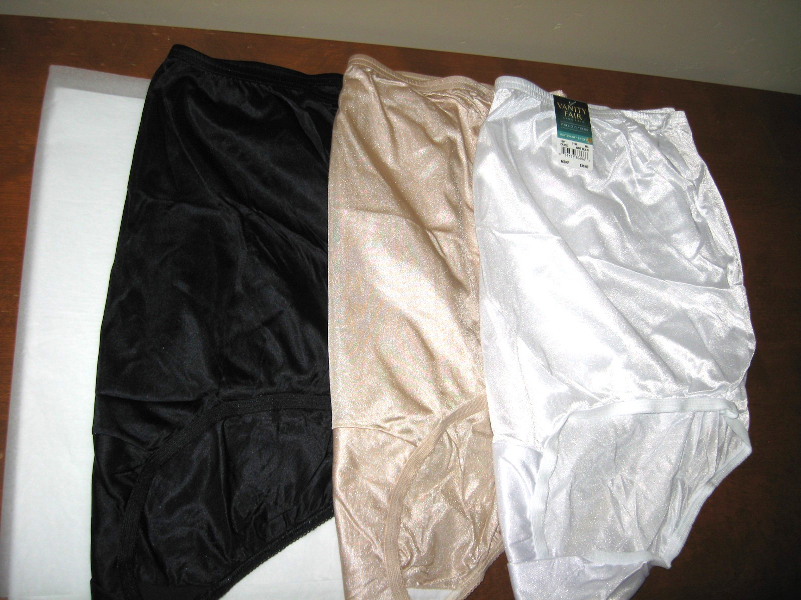 3 Pr. Vanity Fair Perfectly Yours Ravissant Tailored Briefs~ Sz. 9 ( 2XL )~ NWT