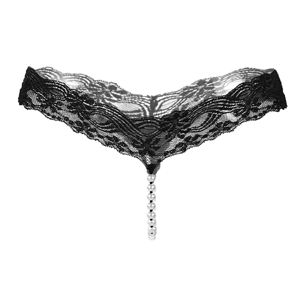 Blue Lace Tback Thong G String Underwear with Sexy Lace Underwear for Women