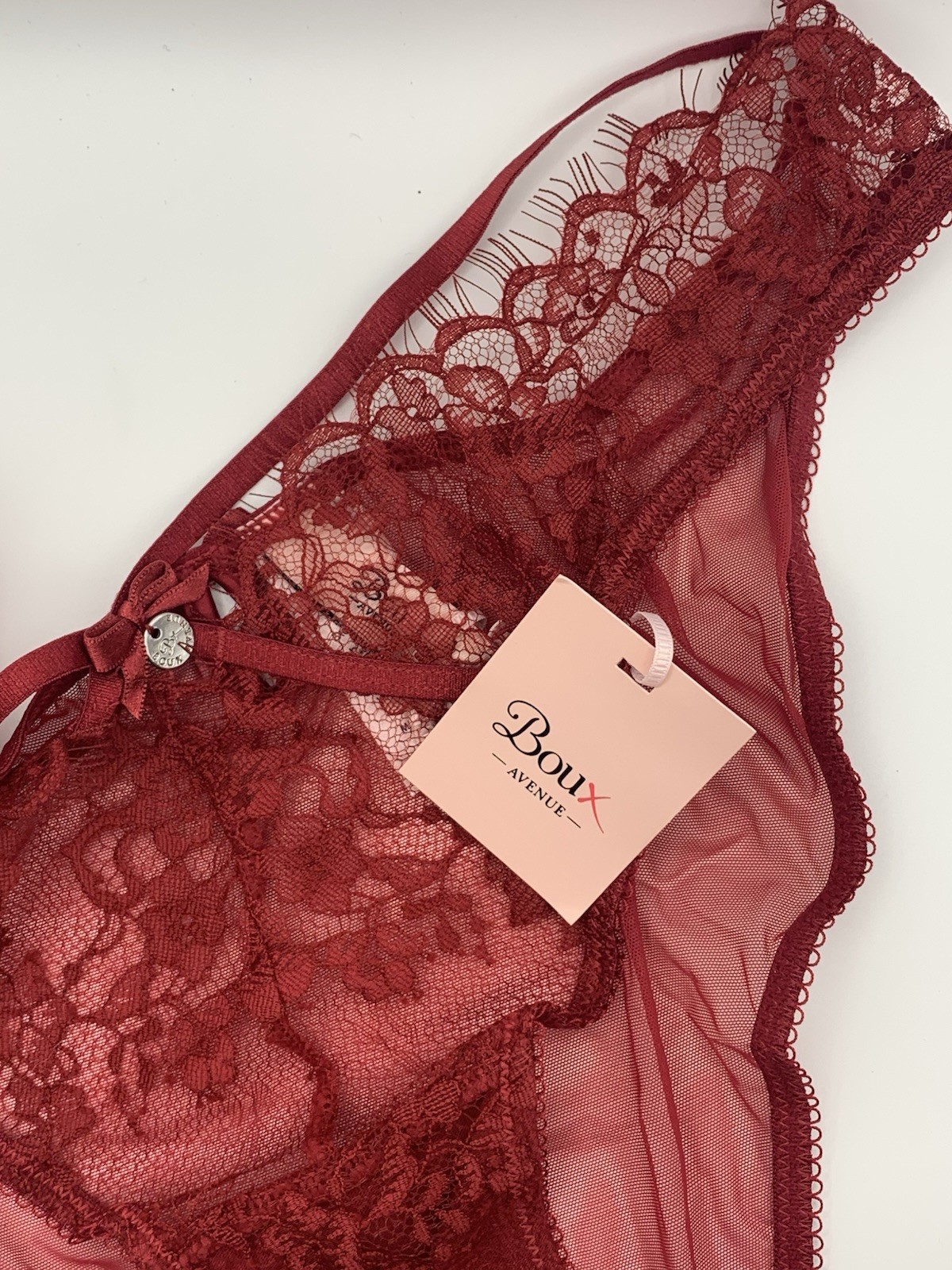 Boux Avenue Briefs x2 Pair Demi & Sadie Red Mix 8 RRP 34 Freepost