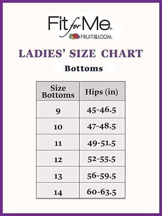 Fruit of the Loom Women’s Breathable Underwear (Regular & Plus Size)