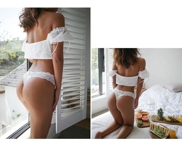 2025 Women Sexy Lace Panties Low-Waist Briefs Thongs Female Underwear G String