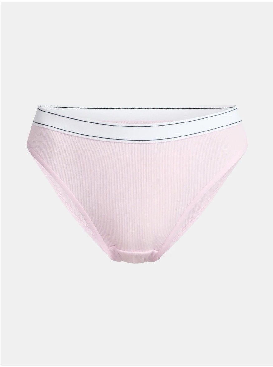 5-Pair NO BOUNDARIES Women’s Size XS (0-2) Mid-Rise Bikini Cotton Stretch Ribbed