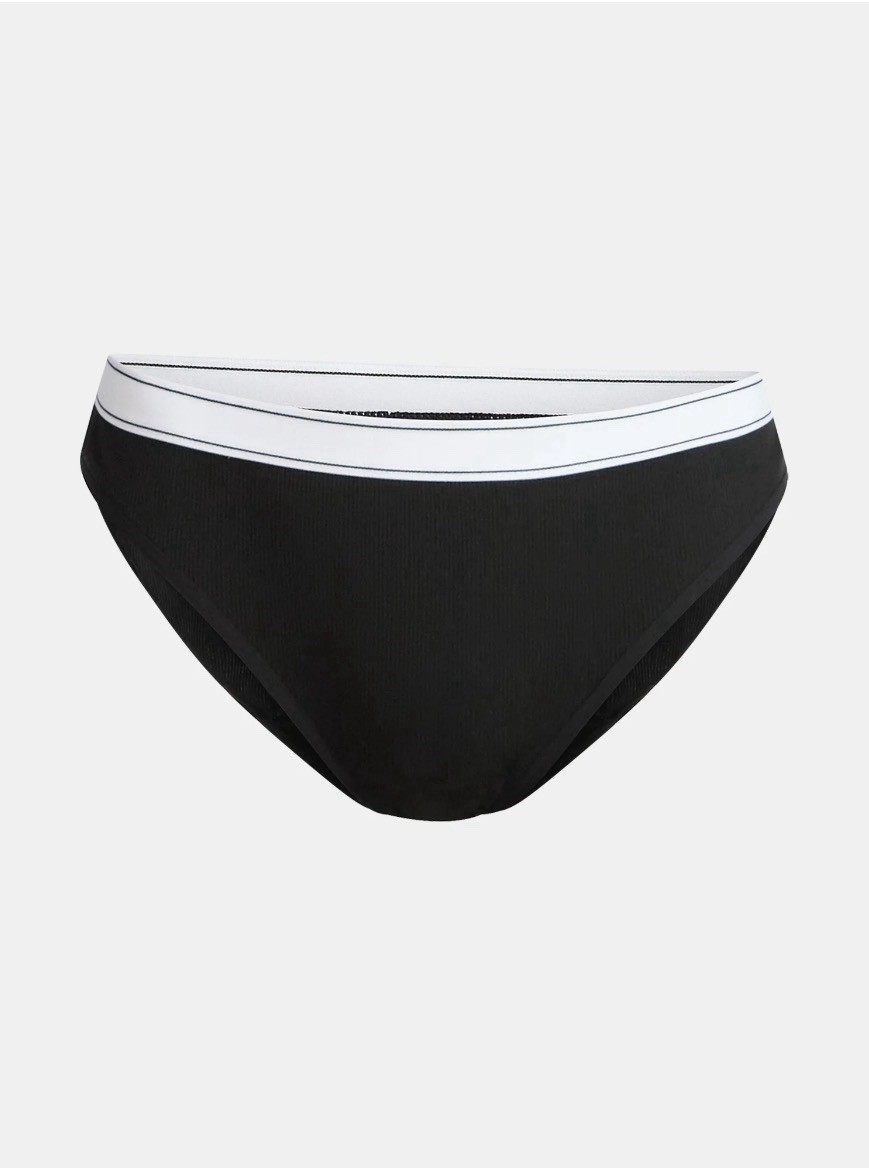 5-Pair NO BOUNDARIES Women’s Size XS (0-2) Mid-Rise Bikini Cotton Stretch Ribbed