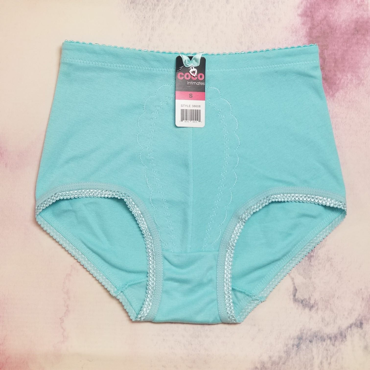 4 Women Cotton Blend High Waist Light Tummy Control Girdle Brief Panty Underwear