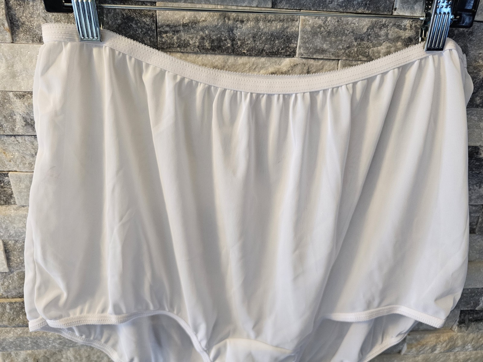 Vintage Serenada Underwear 100% Nylon Granny Panties Panty White Size 12