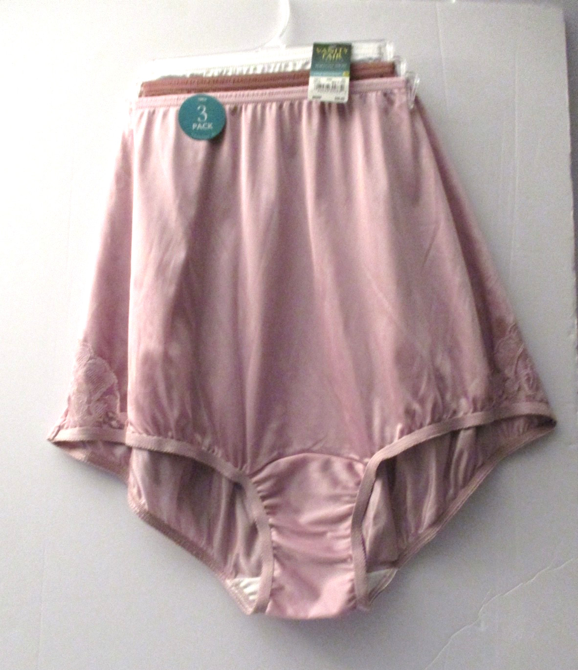 Vanity Fair brief panties 3 pair Perfectly Yours Lace Nouveau plus size 9/2XL