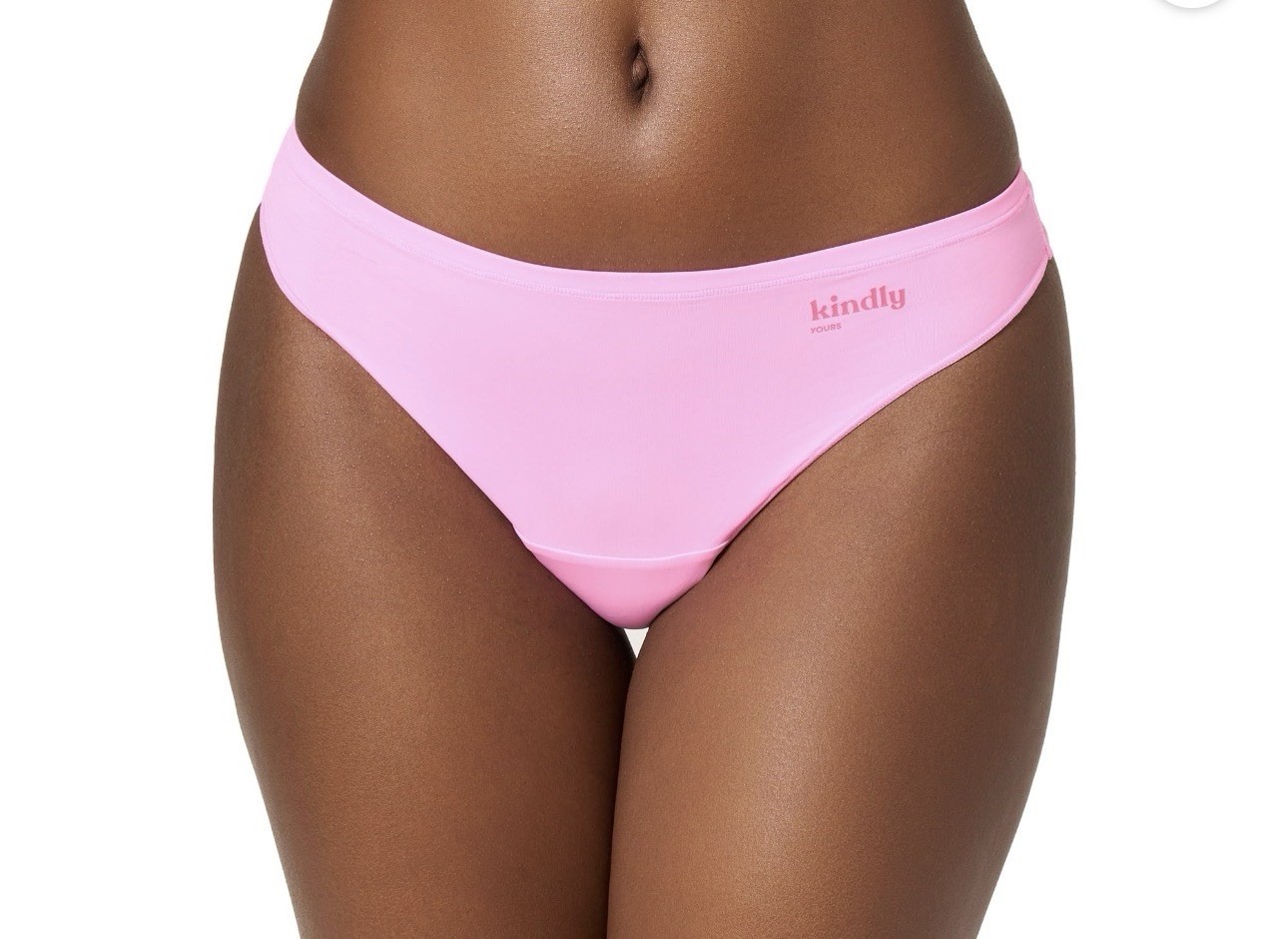 Kindly Yours So Comfy Thong Underwear 4-Pack XXL (20)Pink,Magenta,Stripe,Black