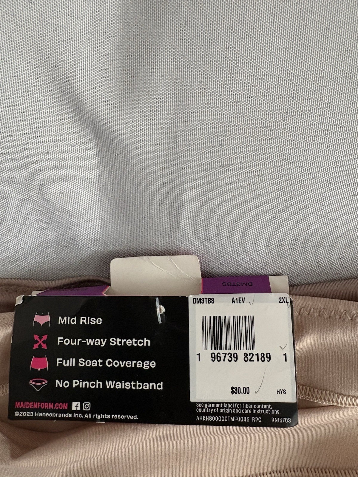 NEW Maidenform Everyday Luxe BoyShorts Size 2XLarge Multi-Color DM3TBS 3 Pair