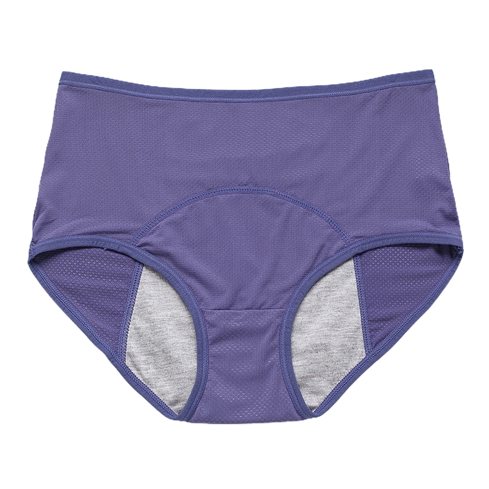 Women Plus Size High Waisted Aunt’s Sanitary Pants Underwear Physiological Pants
