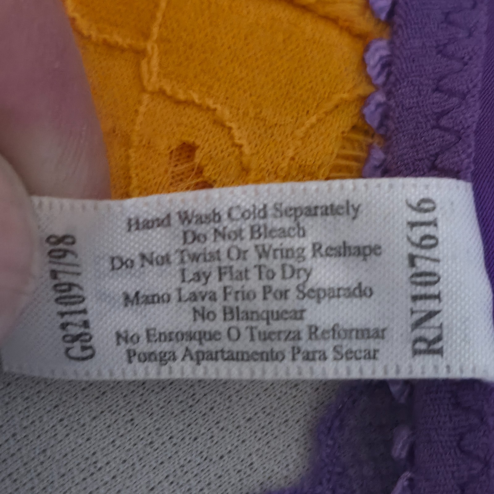 3 Exclusive Lace Thong Pink, Orange & Purple Panties Underwear Size XL NWT