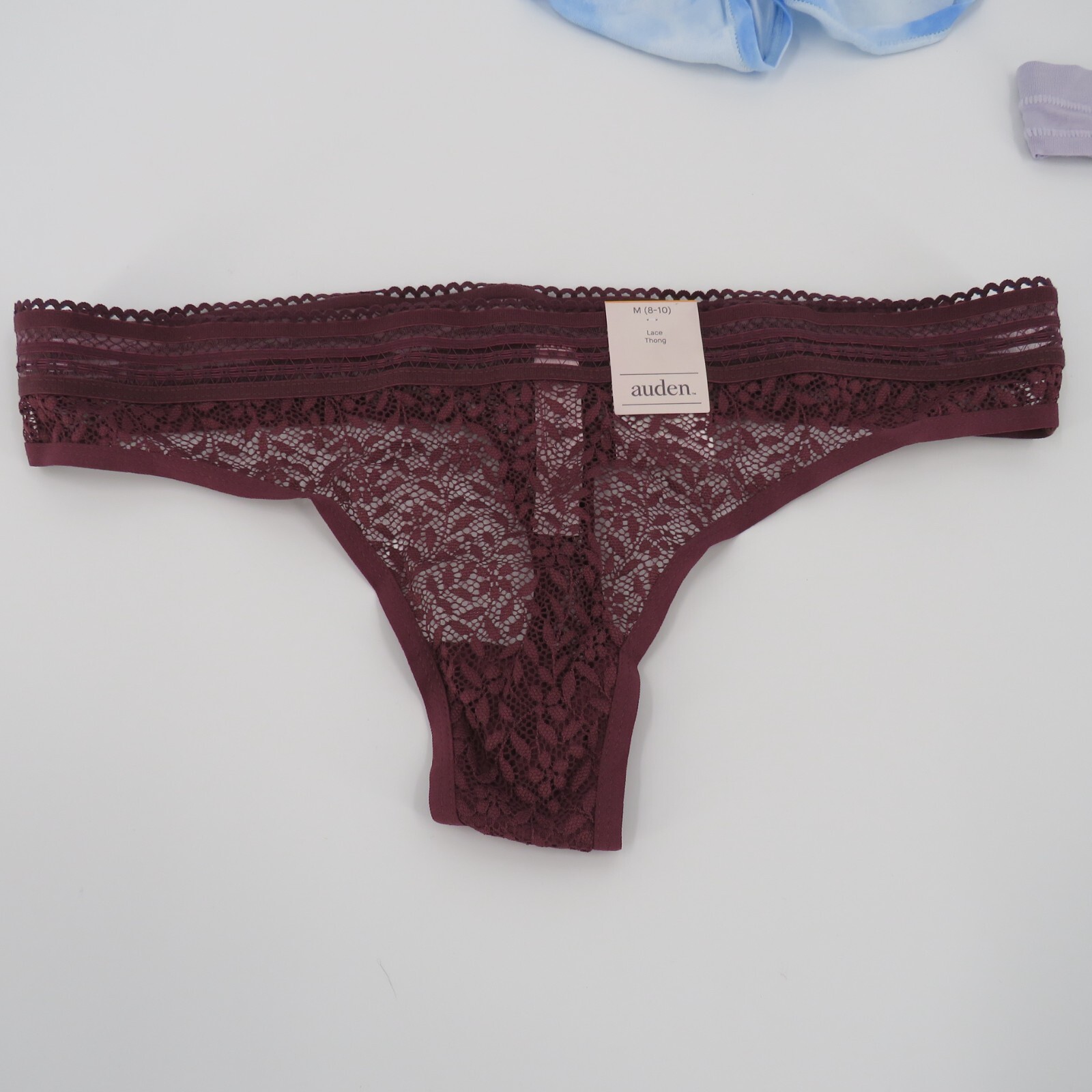 Auden Soft Bikini & Lace Thong Underwear Women’s Size Medium (8-10) – 3 Pairs