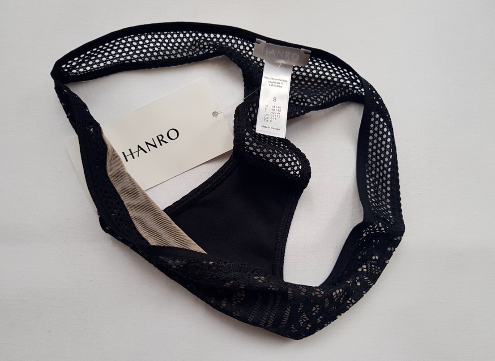 New Hanro Thong Nala Thong Black Size S