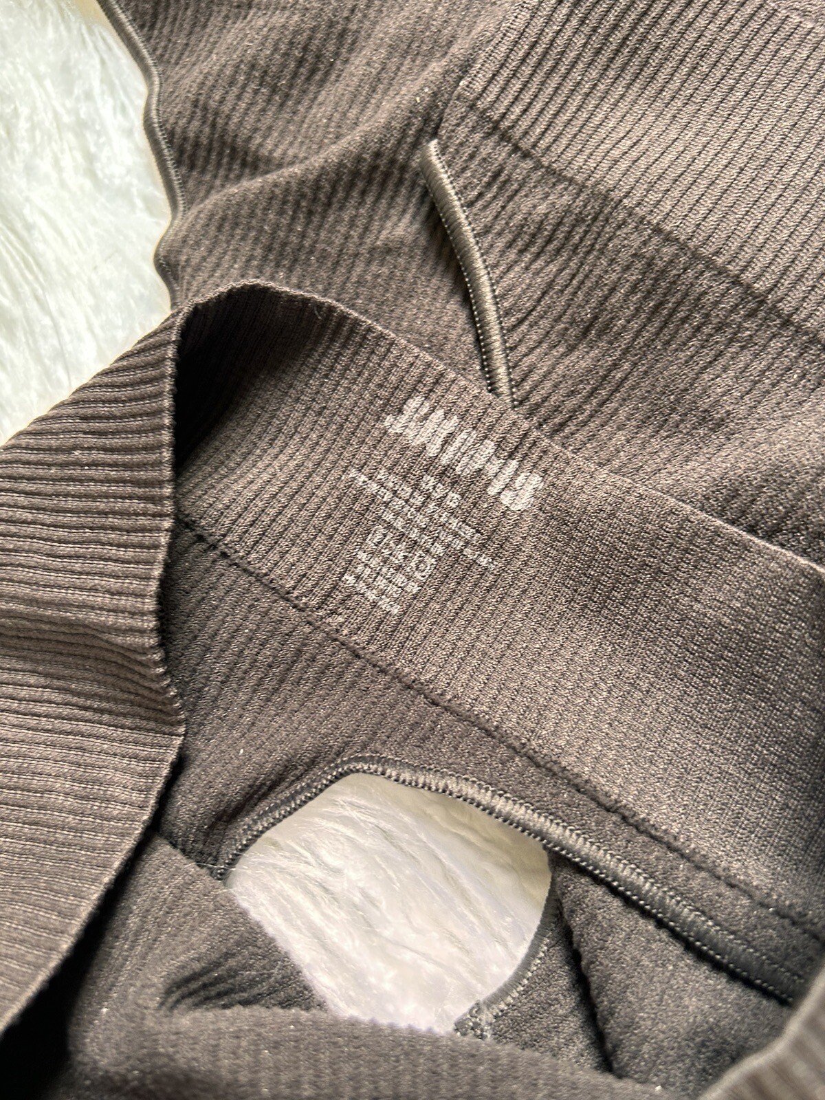 SKIMS XXS/XS Seamless Ribbed Thong Bundle – Bundle Of 3 – Soot NWT