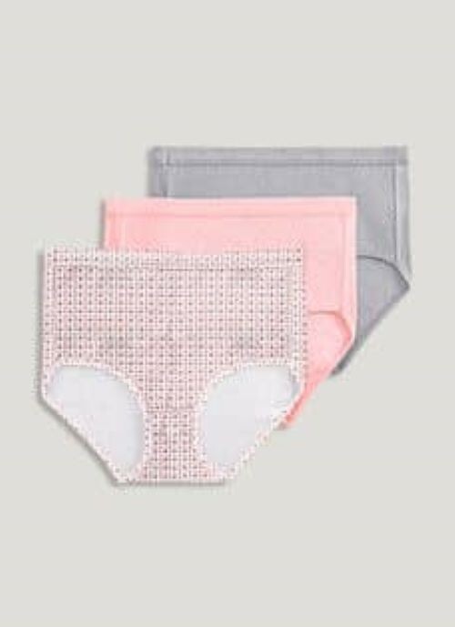 Jockey Elance Breathe Comfort 100% Cotton Brief Pantie 3 Pack Size 10 3XL NWT