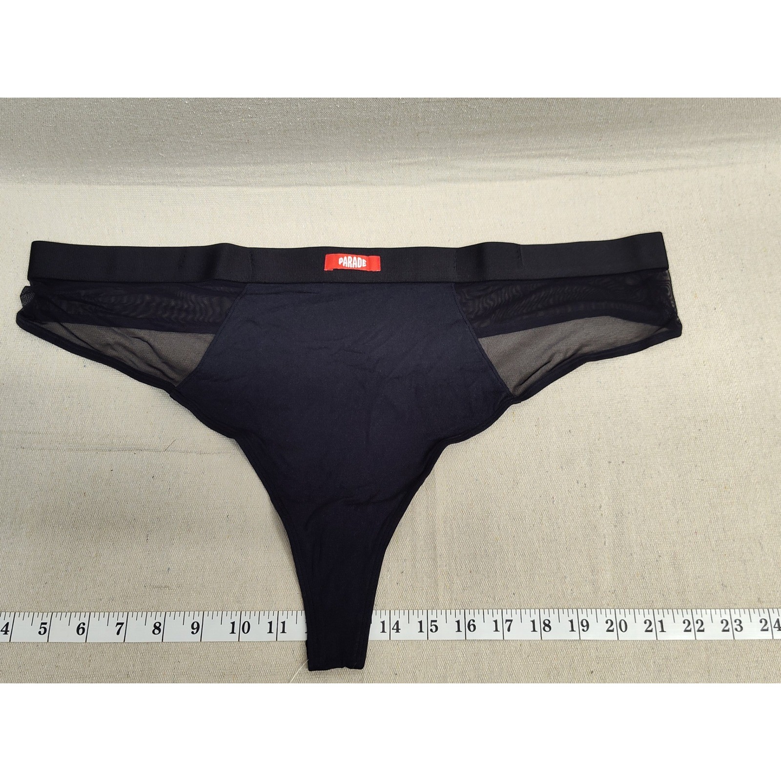 Parade Thong Underwear Set 2PK Purple Gray Black Mesh PR254W Mens 2XL New