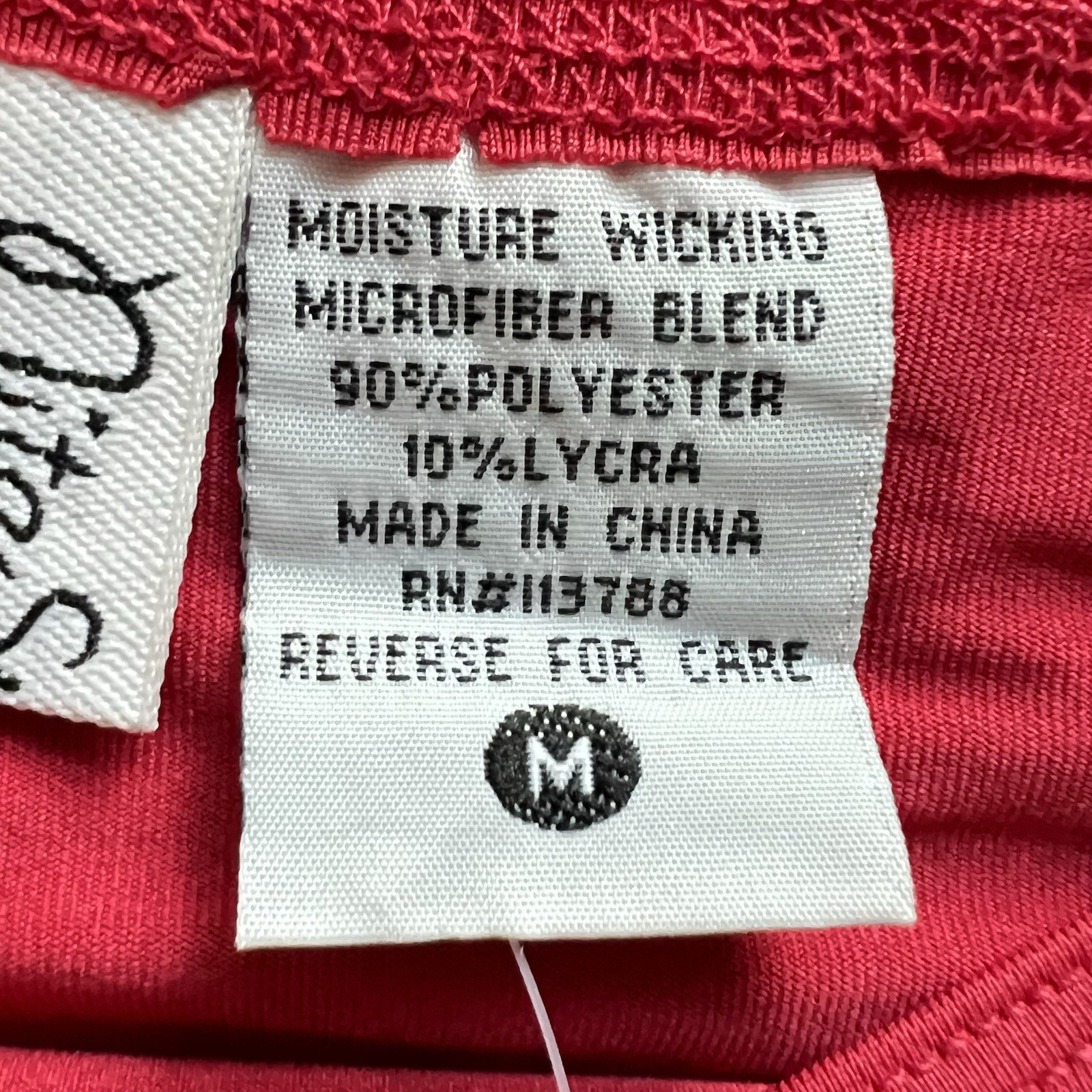 NiteSweatz Thong Panties Underwear Medium Red Moisture Wicking Microfiber NEW