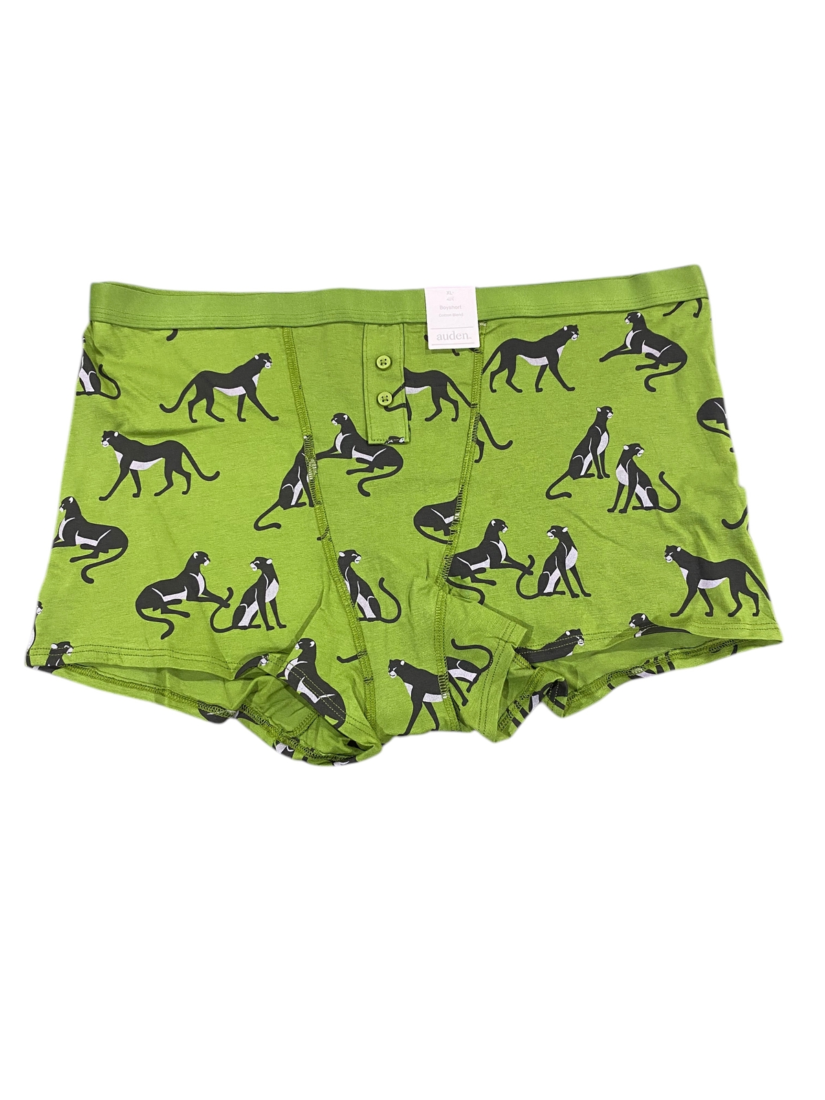 Women’s, Auden, Cotton, Front Placket, Boy Shorts