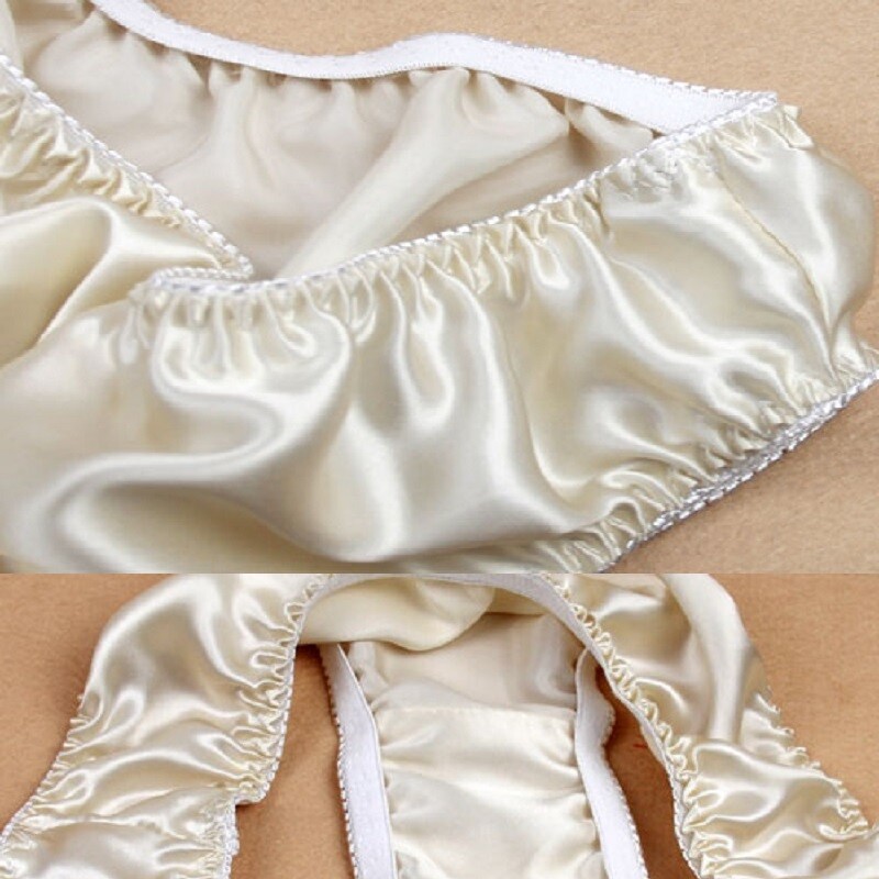 Womens 100% Silk Knickers Bikini Mid-rise Daily Hipster Panties Brief Underpants