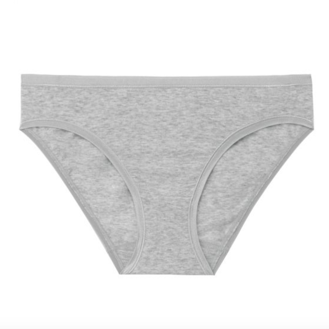 Muji Grey Organic Cotton Mix Bikini Panty Women’s Size Medium L70114