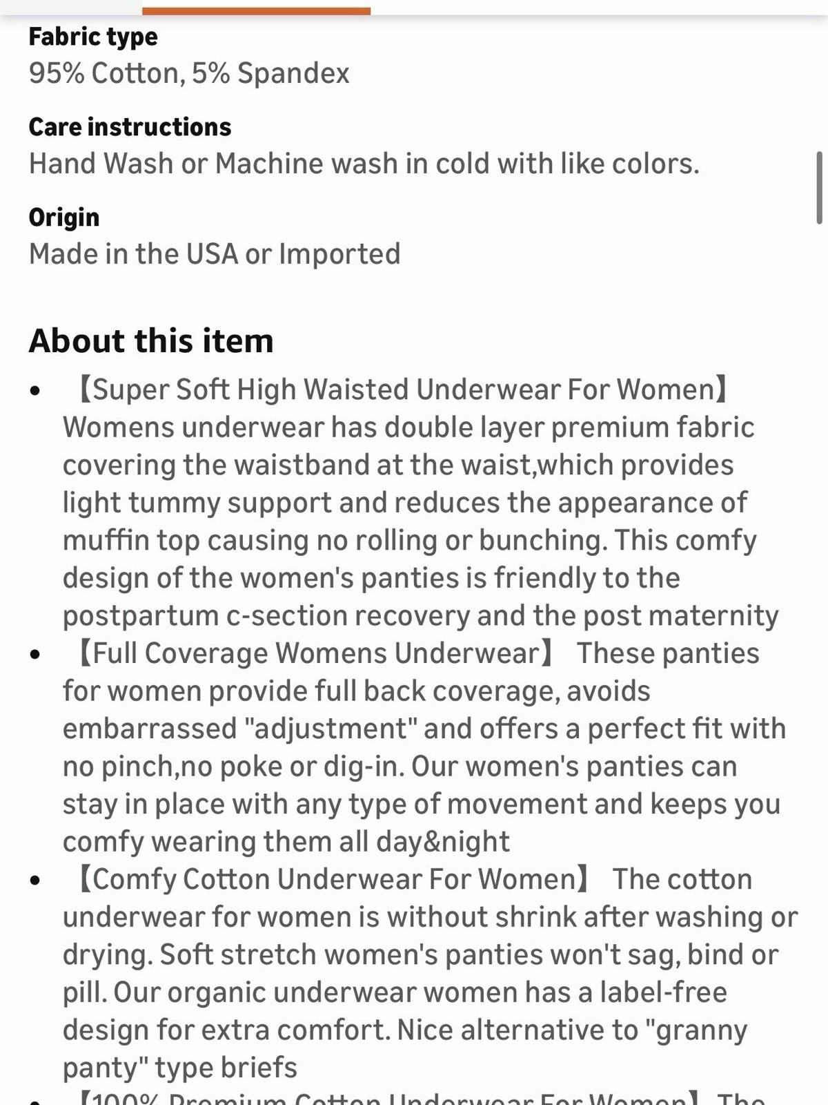 Migbean Women’s Cotton Boxer Briefs Underwear Boy Shorts Small Blue-5pack